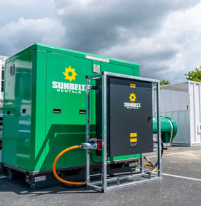 Our Eco Lync Generator on site for Balfour Beatty