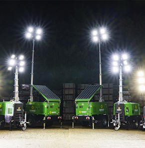 Sunbelt Rentals Hybrid Tower Lights